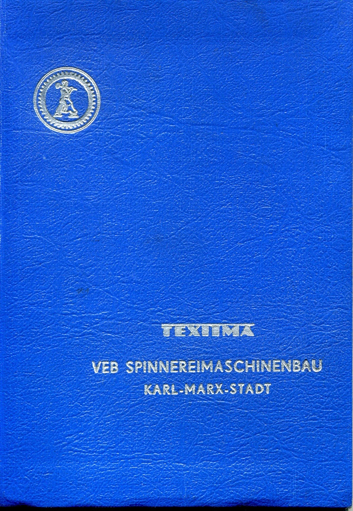 Taschenbuch &quot;TEXTIMA Taschenbuch für die Spinnerei-Praxis&quot; (Brandenburgisches Textilmuseum Forst (Lausitz) CC BY-NC-SA)