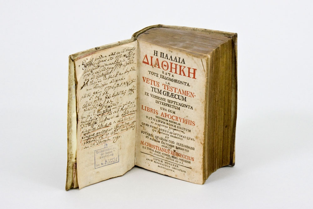 Altes Testament und die Bücher der Apokryphen (Museum im Mönchenkloster Jüterbog CC BY-NC-SA)