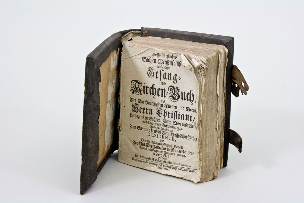 Ev. Gesangbuch für Sachsen-Weißenfels (Museum im Mönchenkloster Jüterbog CC BY-NC-SA)