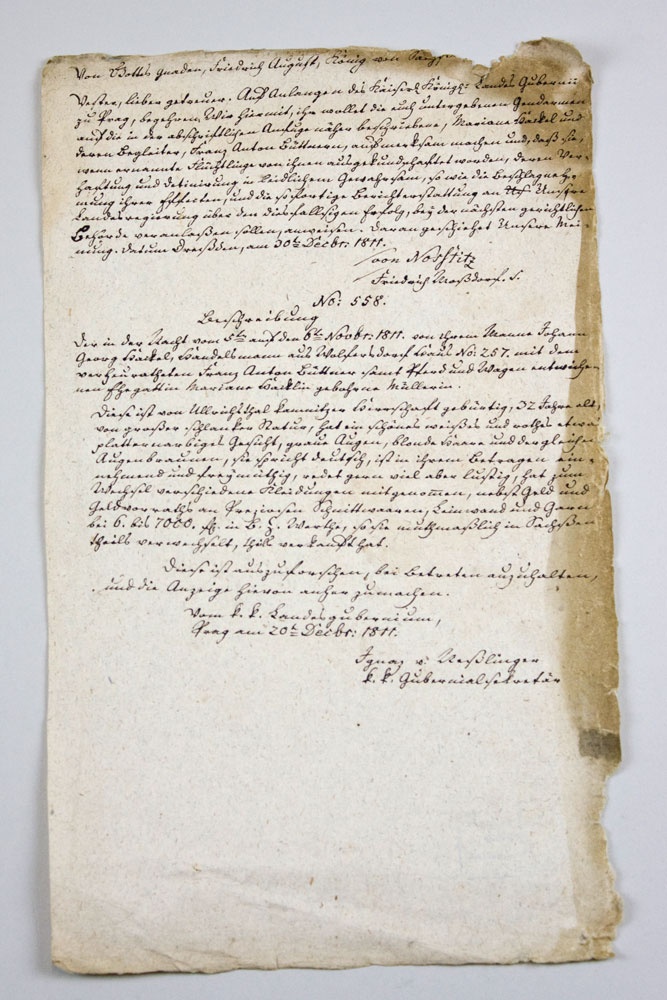 Steckbrief für ein gesuchtes Paar, Sachsen (Museum im Mönchenkloster Jüterbog CC BY-NC-SA)