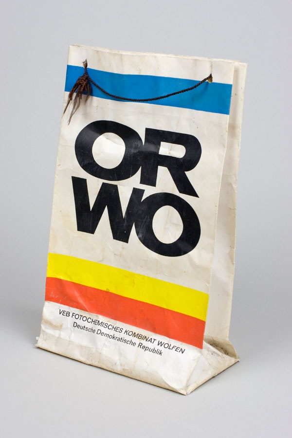 Tragetüte ORWO (Kreismuseum Finsterwalde CC BY-NC-SA)