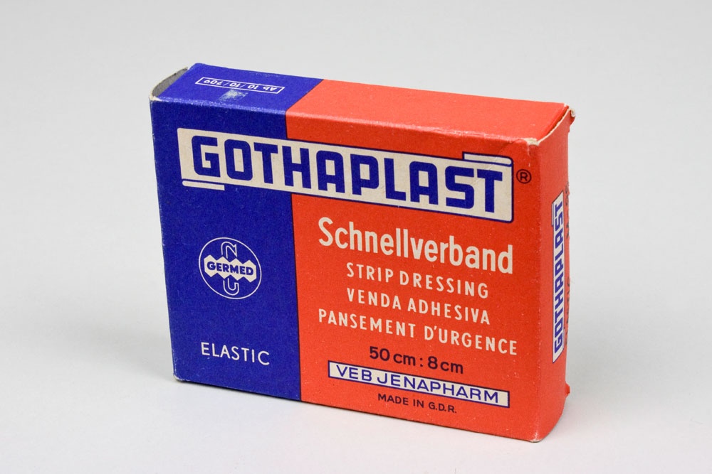 Gothaplast Schnellverband (Kreismuseum Finsterwalde CC BY-NC-SA)