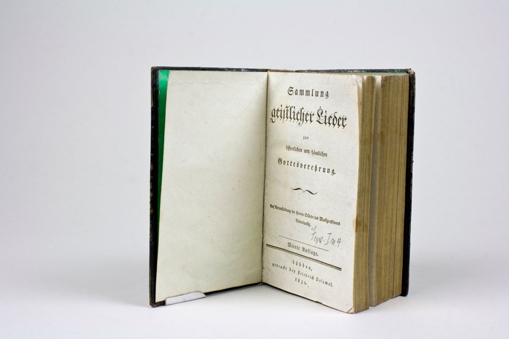 Niederlausitzer Gesangbuch (Stadt- und Regionalmuseum Lübben CC BY-NC-SA)