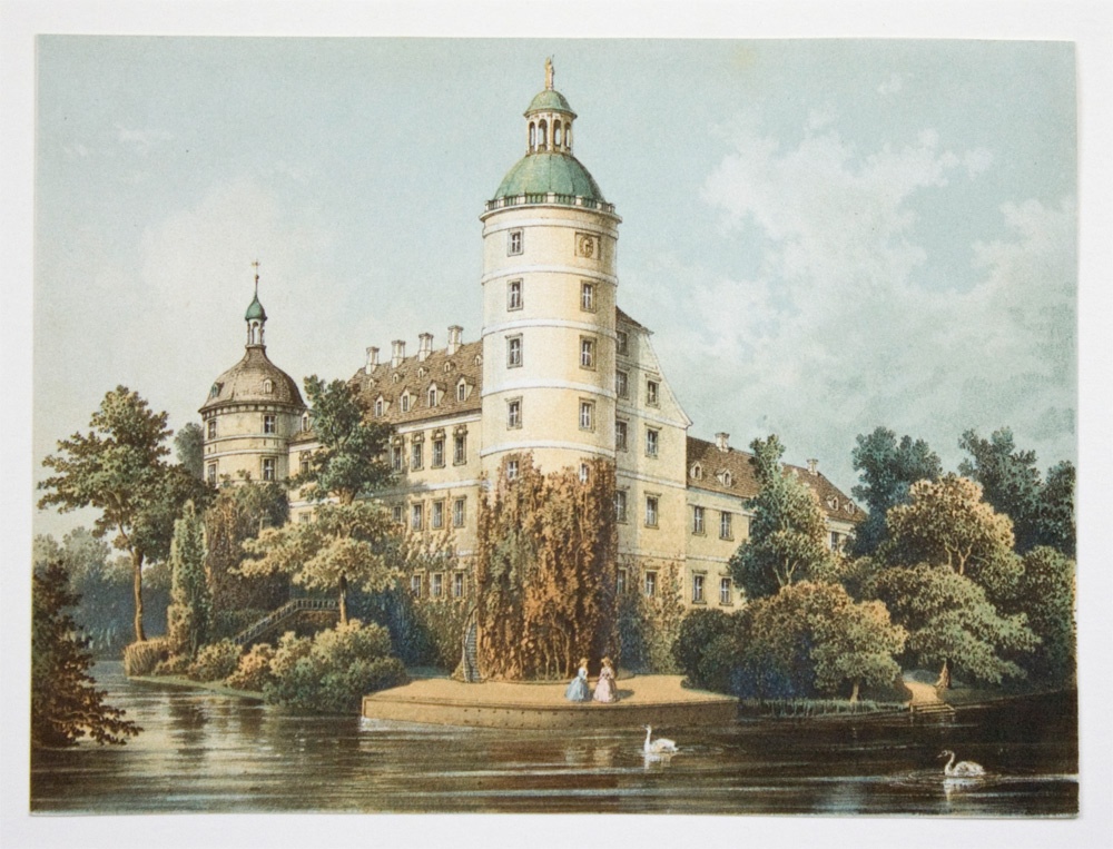 Schloss Muskau, Kreis Liegnitz (Stiftung Fürst-Pückler-Museum Park und Schloss Branitz CC BY-NC-SA)