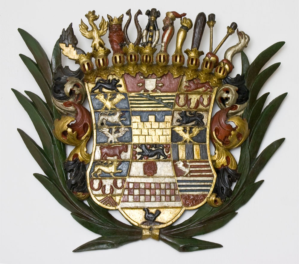 Wappen des Herzogtums von Sachsen-Merseburg (Niederlausitzer Heidemuseum CC BY-NC-SA)