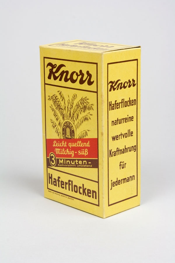 Verpackung Knorr Haferflocken (Kreismuseum Finsterwalde CC BY-NC-SA)
