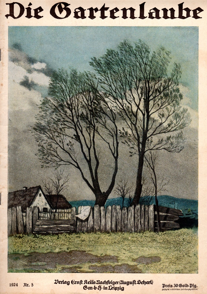 Die Gartenlaube, Nr. 5, 31. Januar 1924, Titelseite (Kurt Tucholsky Literaturmuseum CC BY-NC-SA)