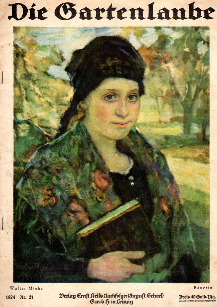 Die Gartenlaube, Nr. 21, 22. Mai 1924, Titelseite (Kurt Tucholsky Literaturmuseum CC BY-NC-SA)