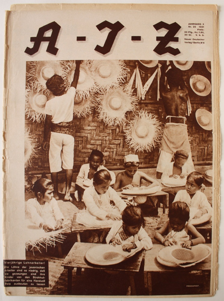AIZ, Nr. 29 1931, Titelseite (Kurt Tucholsky Literaturmuseum CC BY-NC-SA)