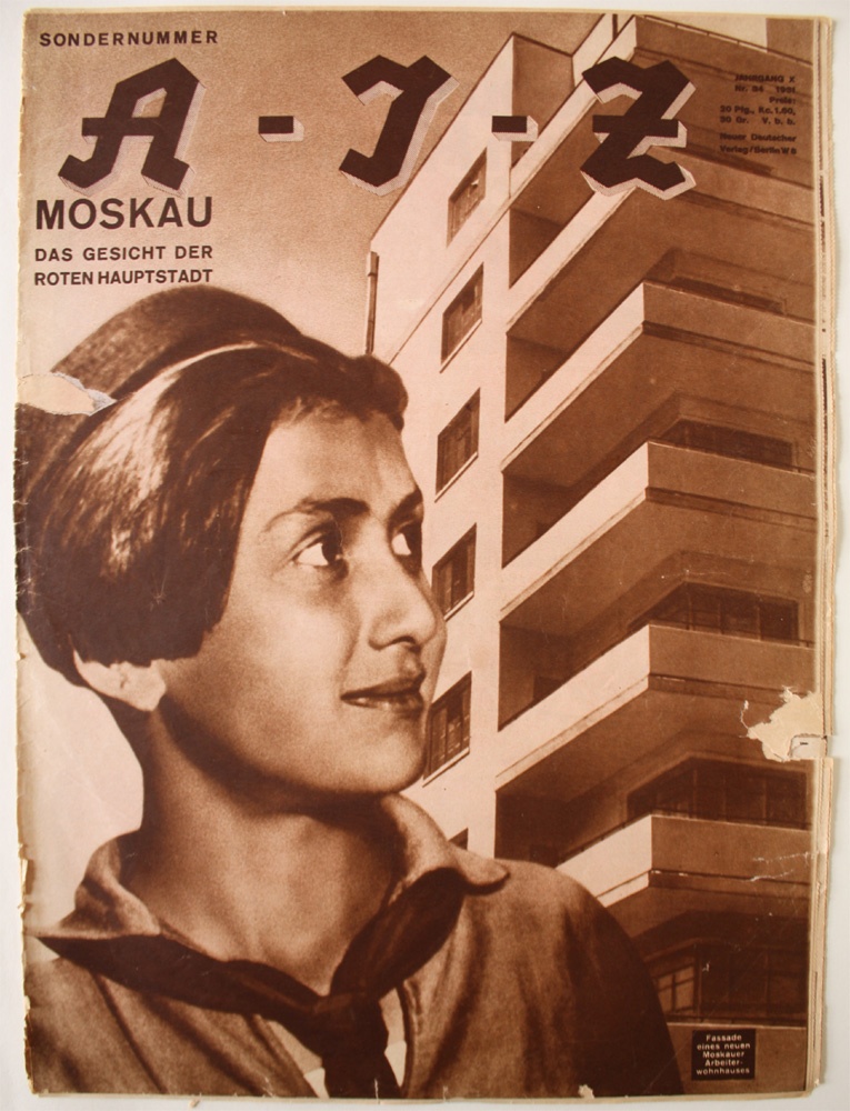 AIZ, Nr. 34 1931, Titelseite (Kurt Tucholsky Literaturmuseum CC BY-NC-SA)