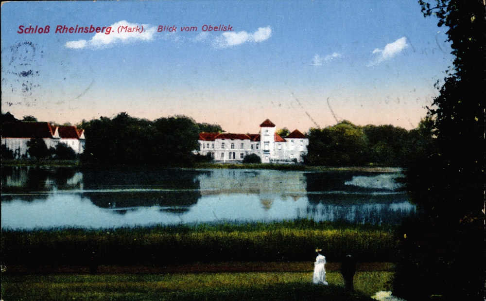 Postkarte Schloss Rheinsberg, 1914 (Kurt Tucholsky Literaturmuseum CC BY-NC-SA)