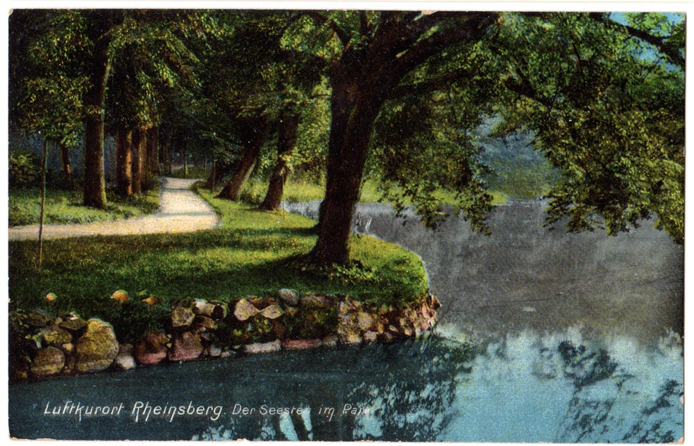 Postkarte Luftkurort Rheinsberg, 1914 (Kurt Tucholsky Literaturmuseum CC BY-NC-SA)