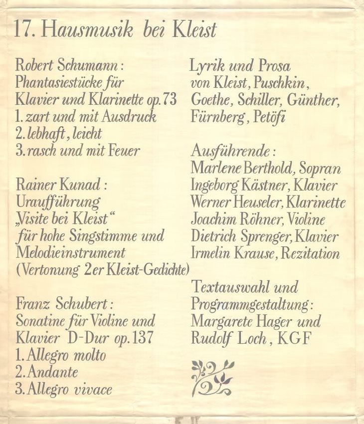 17. Hausmusik bei Kleist: Frage nach dem Glück - Briefe (Kleist-Museum Frankfurt (Oder) CC BY-NC-SA)