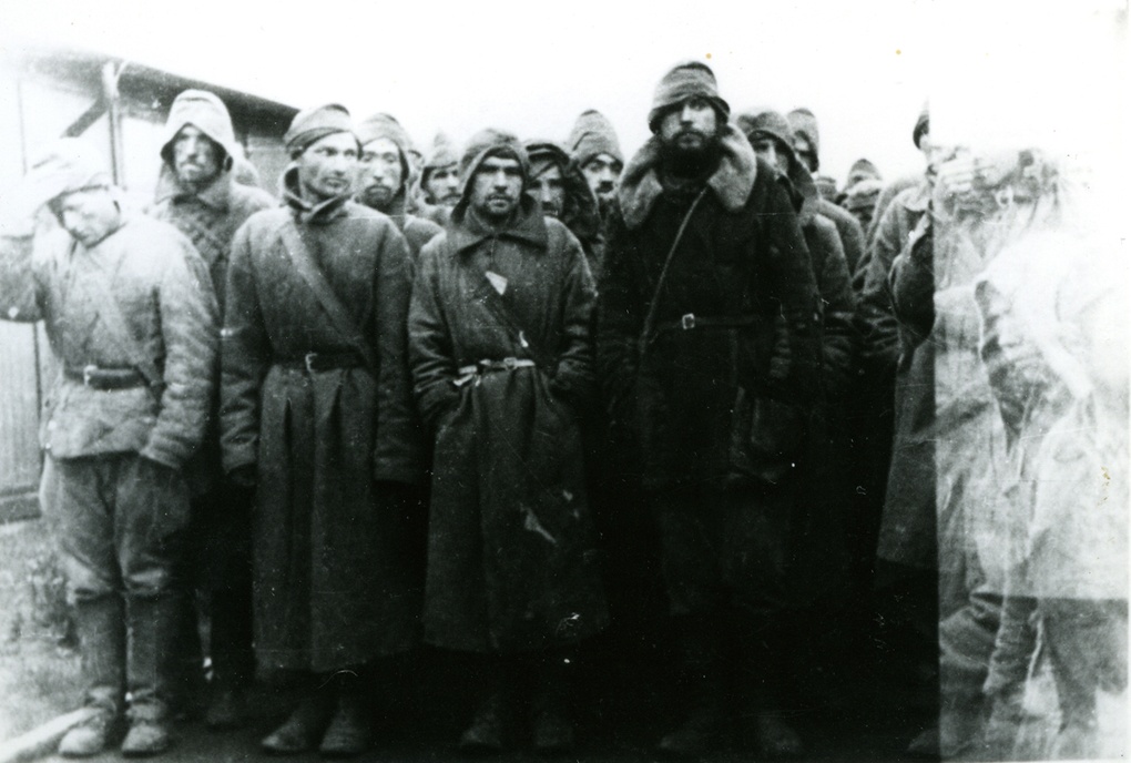 Gruppenbild russische Kriegsgefangene (Staatliches Archiv, Prag RR-F)