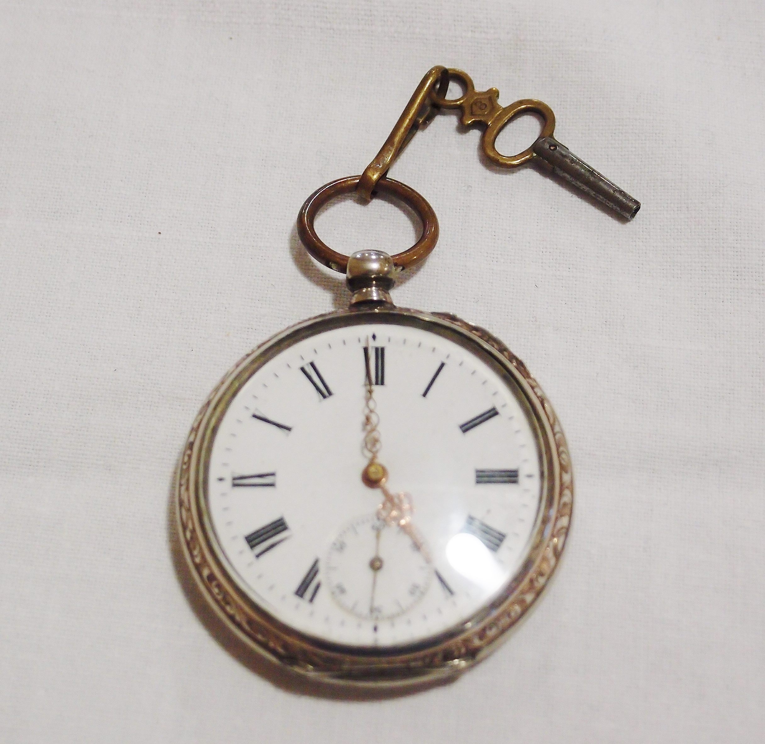 Taschenuhr mit Schlüssel (Museum für Stadtgeschichte Templin CC BY-NC-SA)