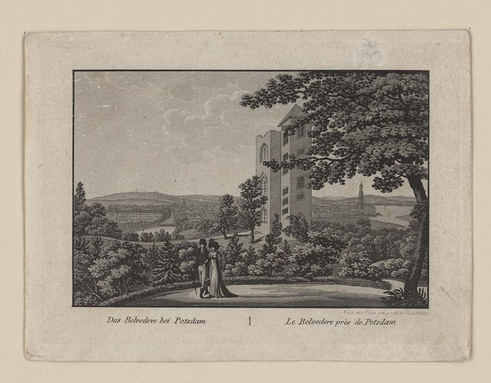 Blick auf das Belvedere auf dem Brauhausberg (Potsdam Museum - Forum für Kunst und Geschichte CC BY-NC-SA)