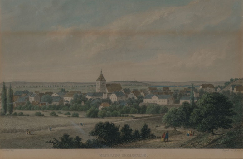 Neustadt-Eberswalde, Blatt 40/60 aus der Serie: Brandenburgisches Album, Hamburg 1860 (Museum Eberswalde CC BY-NC-SA)