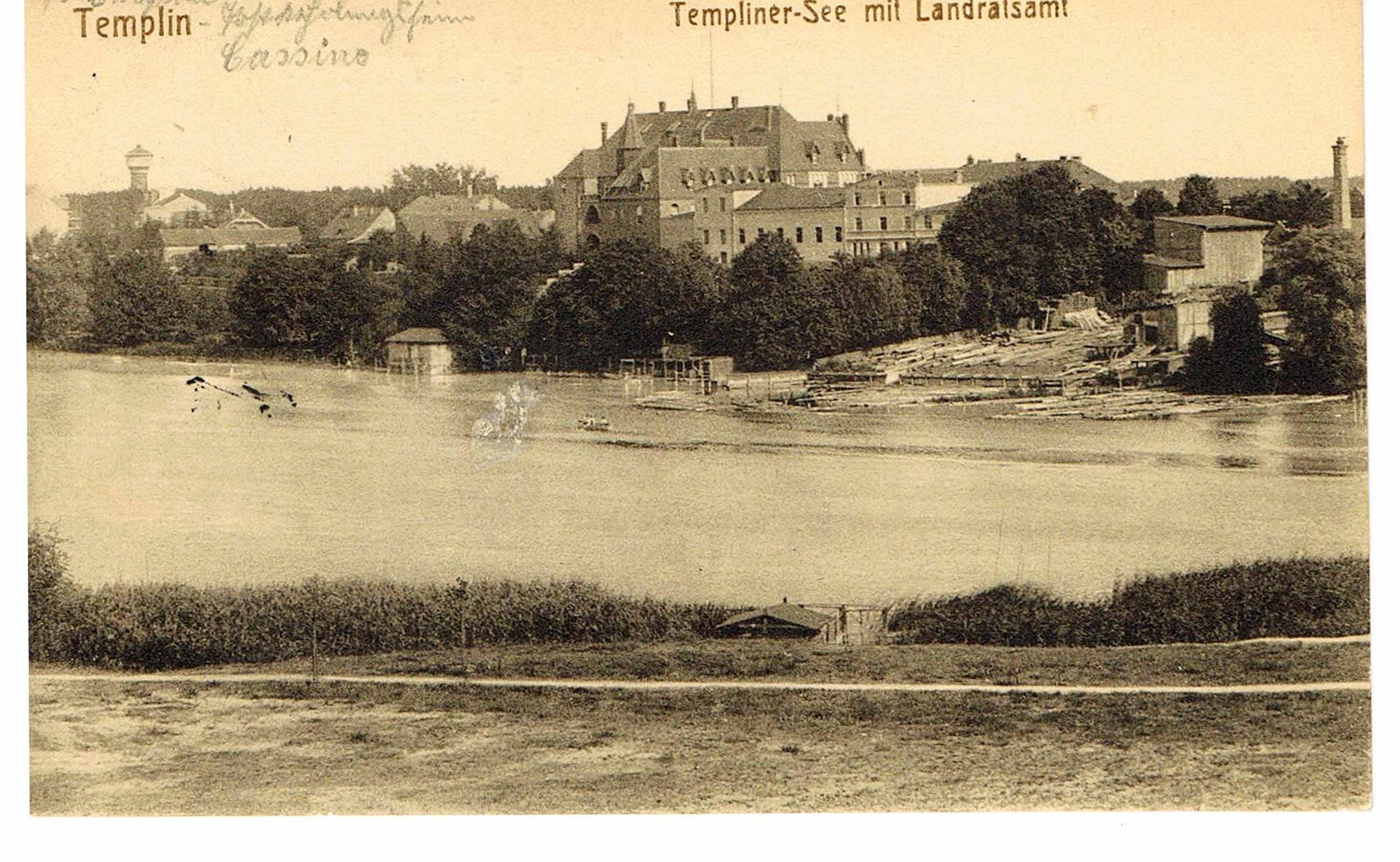 Postkarte Templin Landratsamt (Museum für Stadtgeschichte Templin CC BY-NC-SA)