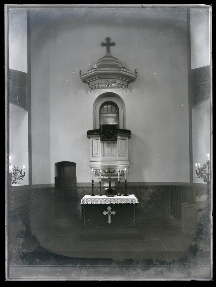 Schlosskirche, Altar; Hochformat (Städtische Sammlungen Cottbus CC BY-NC-SA)