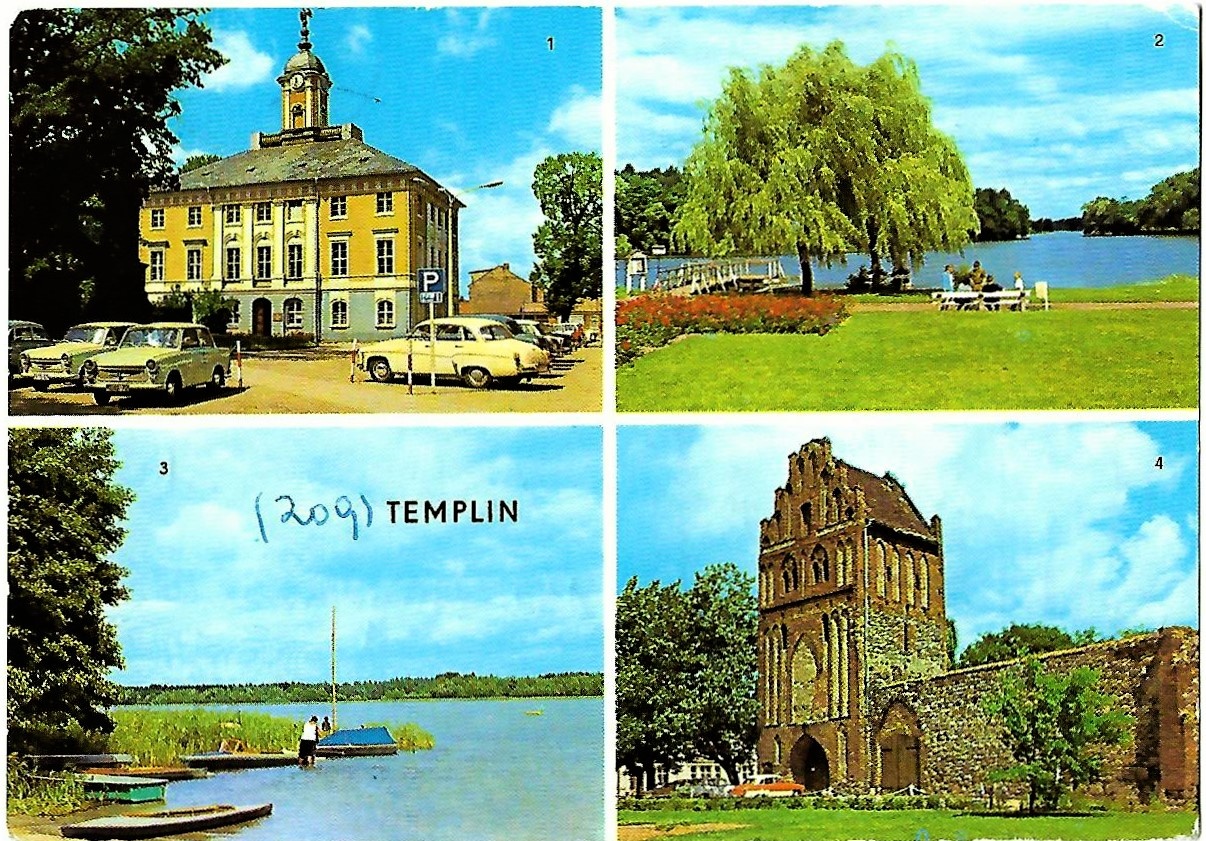 Ansichtskarte von Templin (Museum für Stadtgeschichte Templin CC BY-NC-SA)