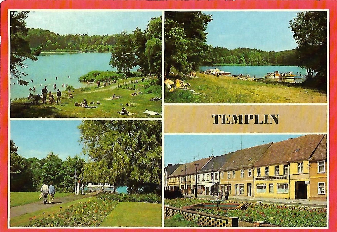 Postkarte Templin um 1960 (Museum für Stadtgeschichte Templin CC BY-NC-SA)