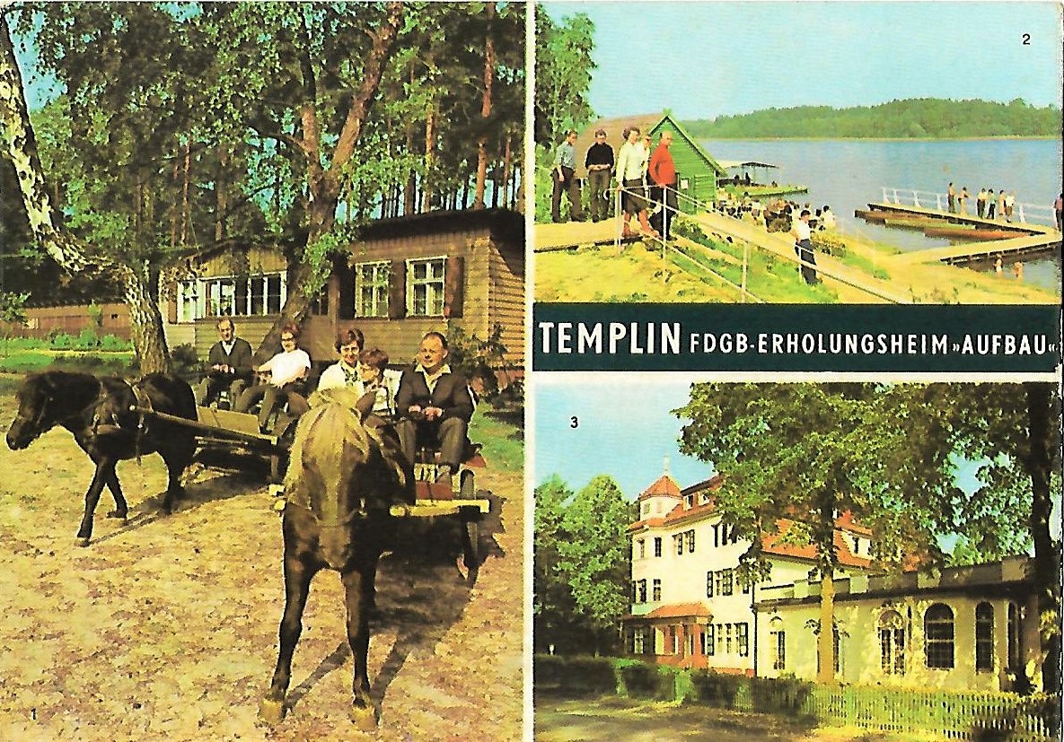 Ansichtskarte FDGB - Erholungsheim "Aufbau" (Museum für Stadtgeschichte Templin CC BY-NC-SA)