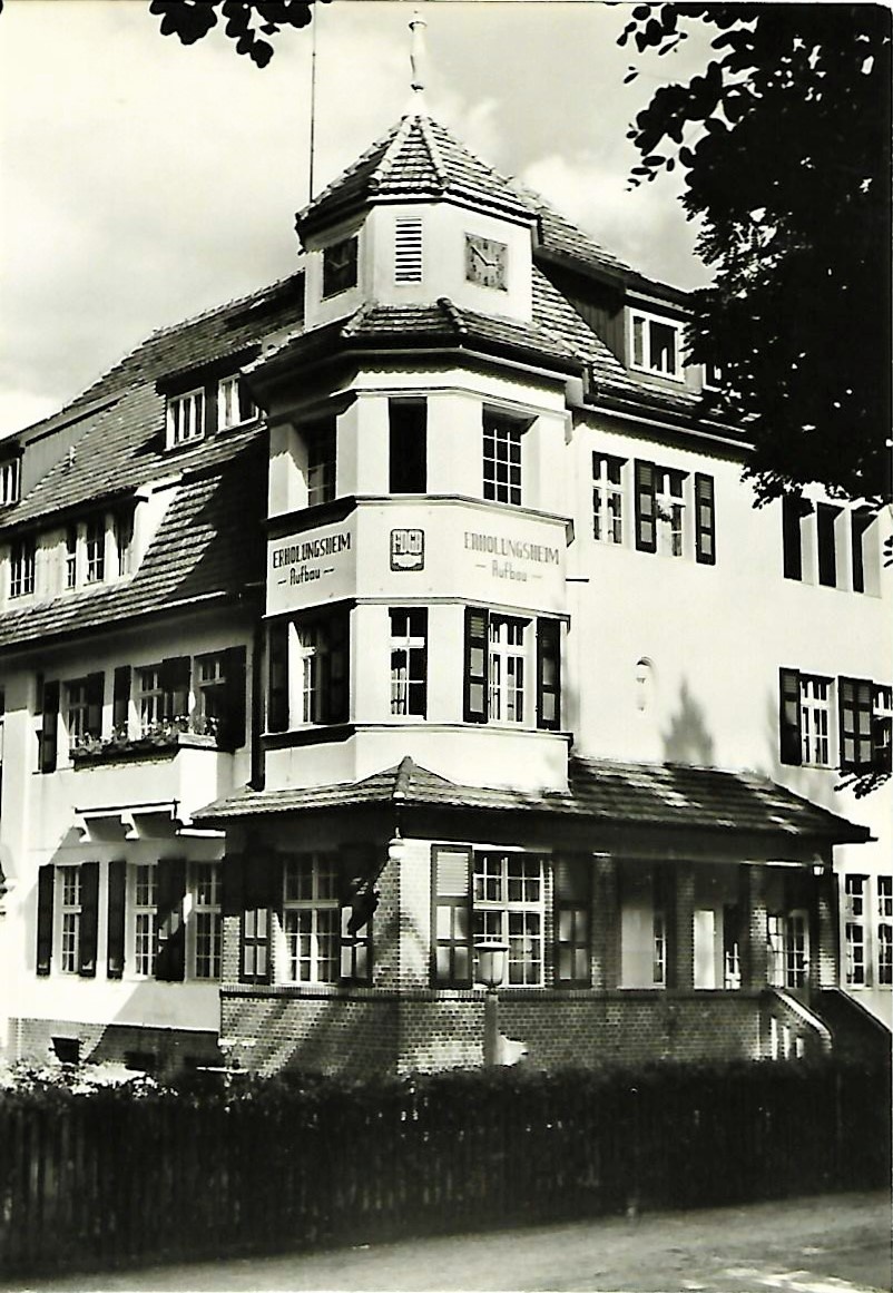Ansichtskarte FDGB - Erholungsheim "Aufbau" Haus 1 (Museum für Stadtgeschichte Templin CC BY-NC-SA)