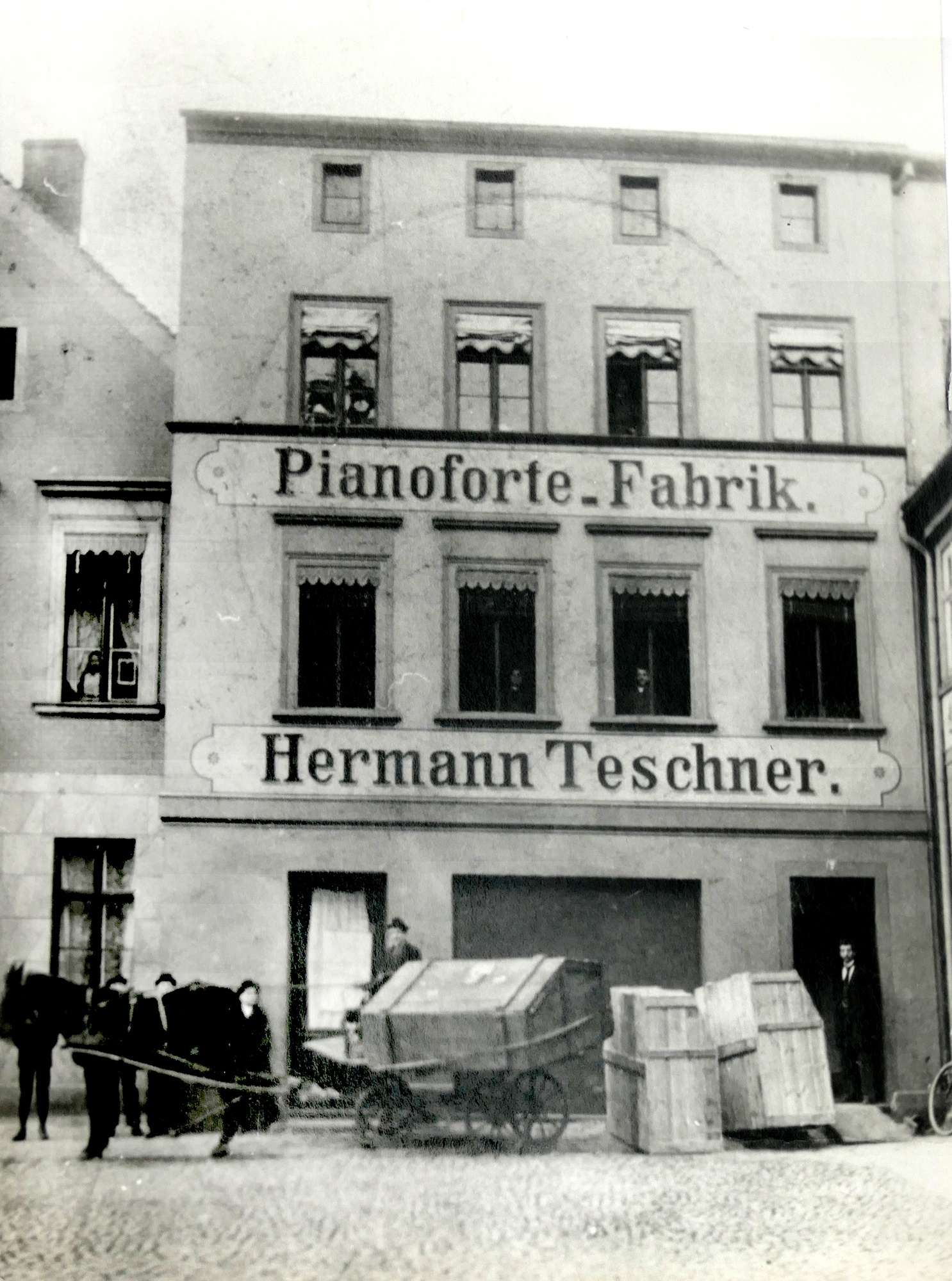 Foto der Pianofabrik Teschner (Museum Fürstenwalde CC BY-NC-SA)