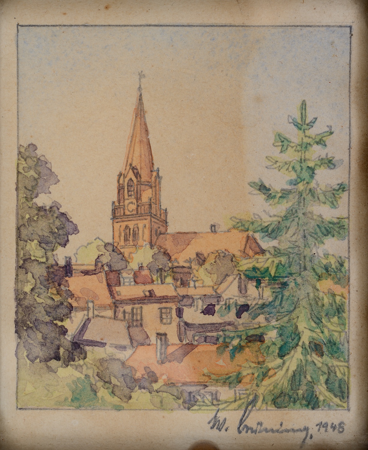 Blick auf die Maria-Magdalena-Kirche (Museum Eberswalde/kienzle/oberhammer©All rights reserved RR-P)