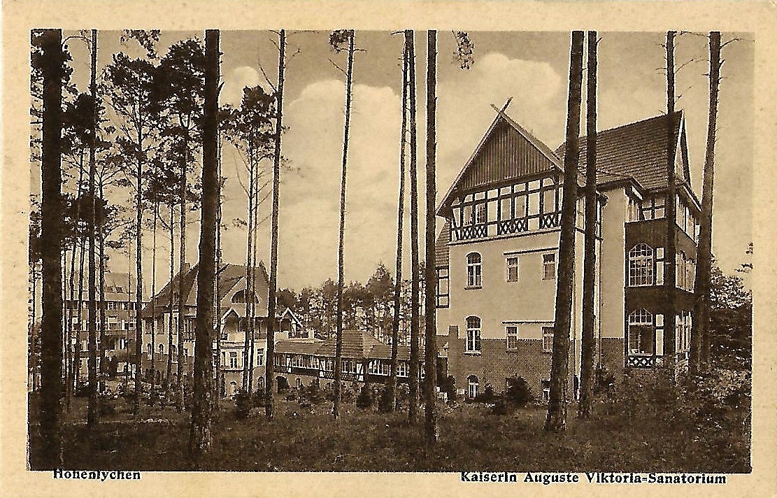 Ansichtskarte "Kaiserin Auguste Viktoria - Sanatorium" in Hohenlychen (Museum für Stadtgeschichte Templin CC BY-NC-SA)