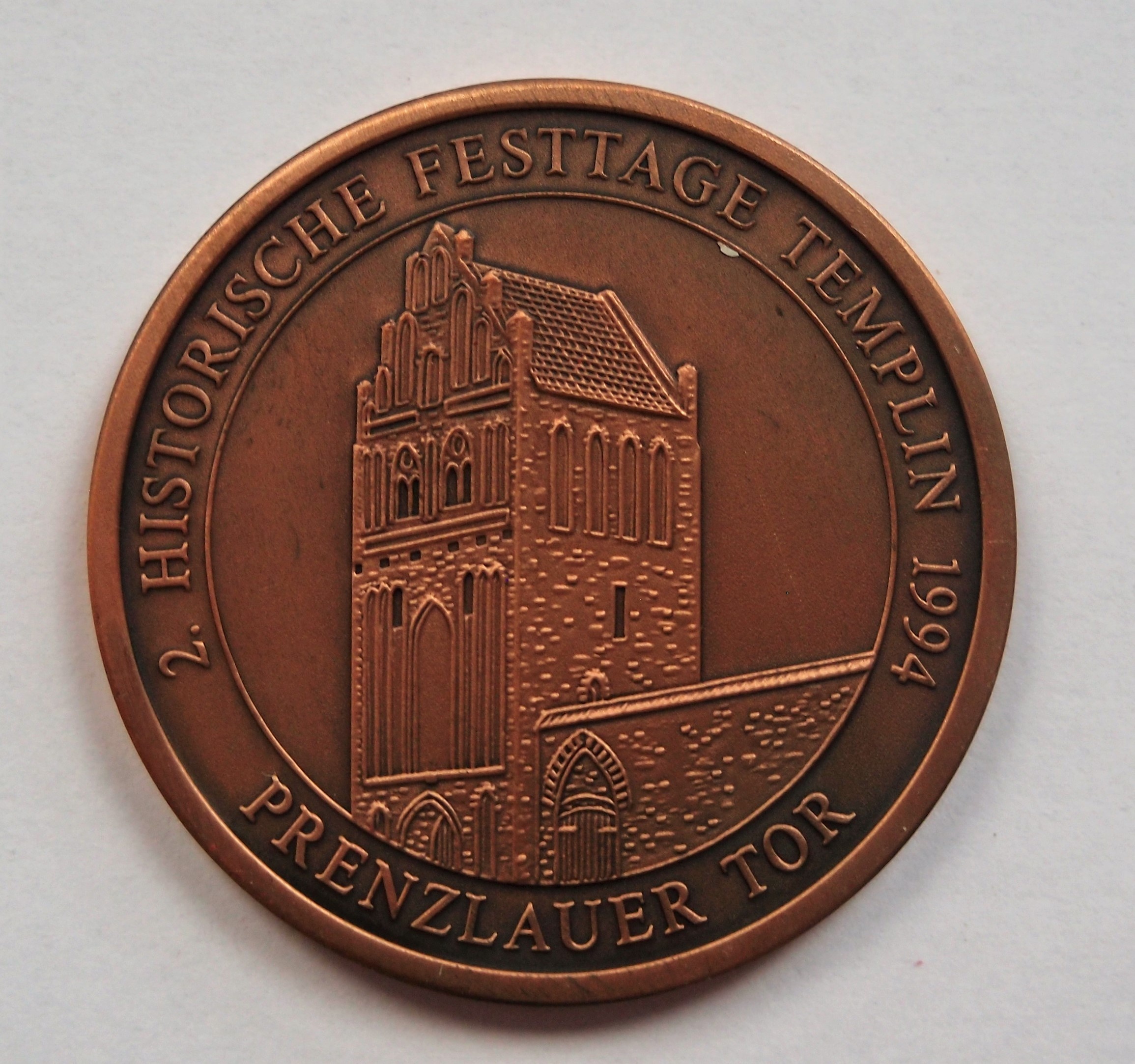 Medaille 5 Ucker Mark (Museum für Stadtgeschichte Templin CC BY-NC-SA)