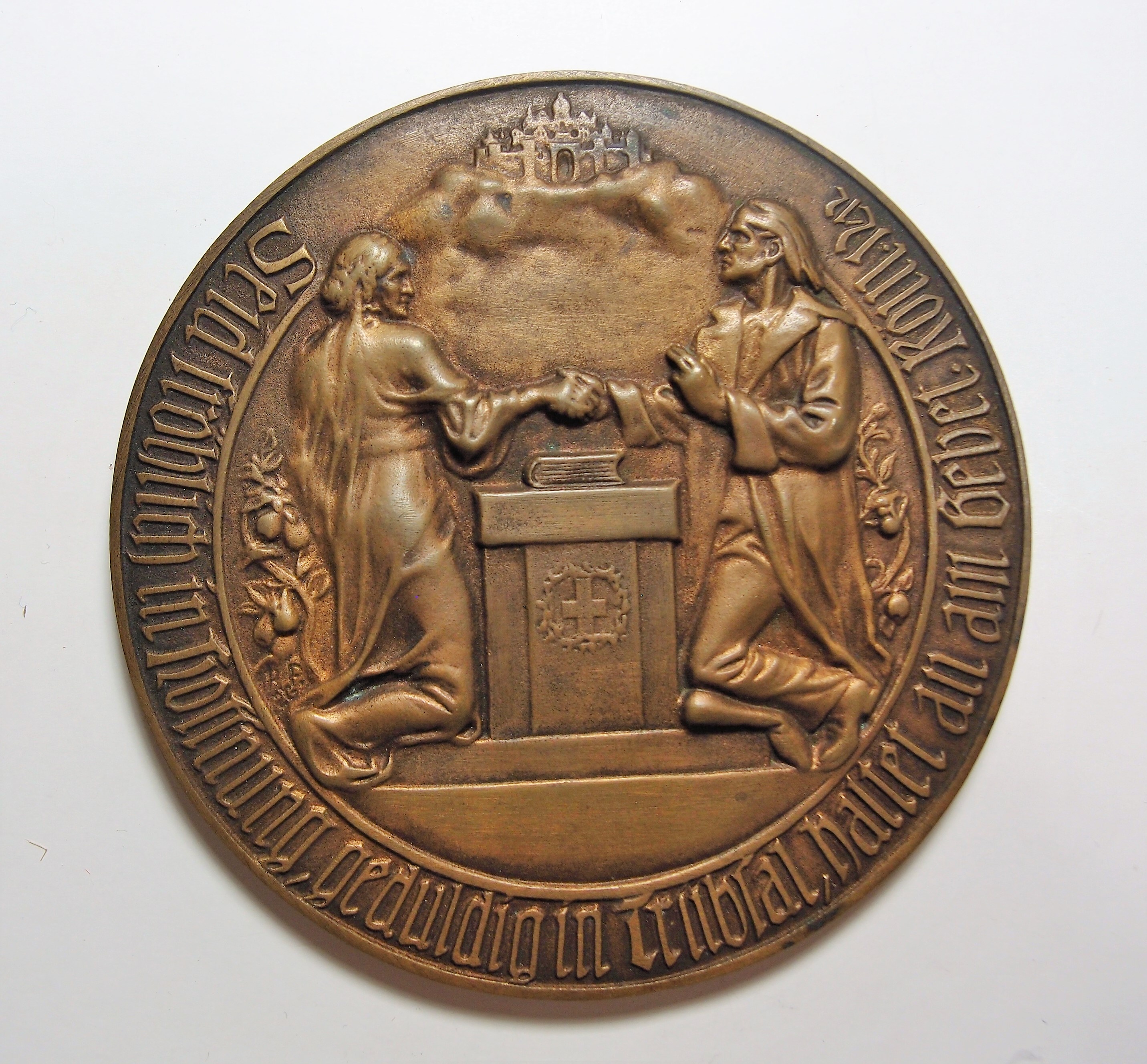 Medaille Goldene Hochzeit (Museum für Stadtgeschichte Templin CC BY-NC-SA)