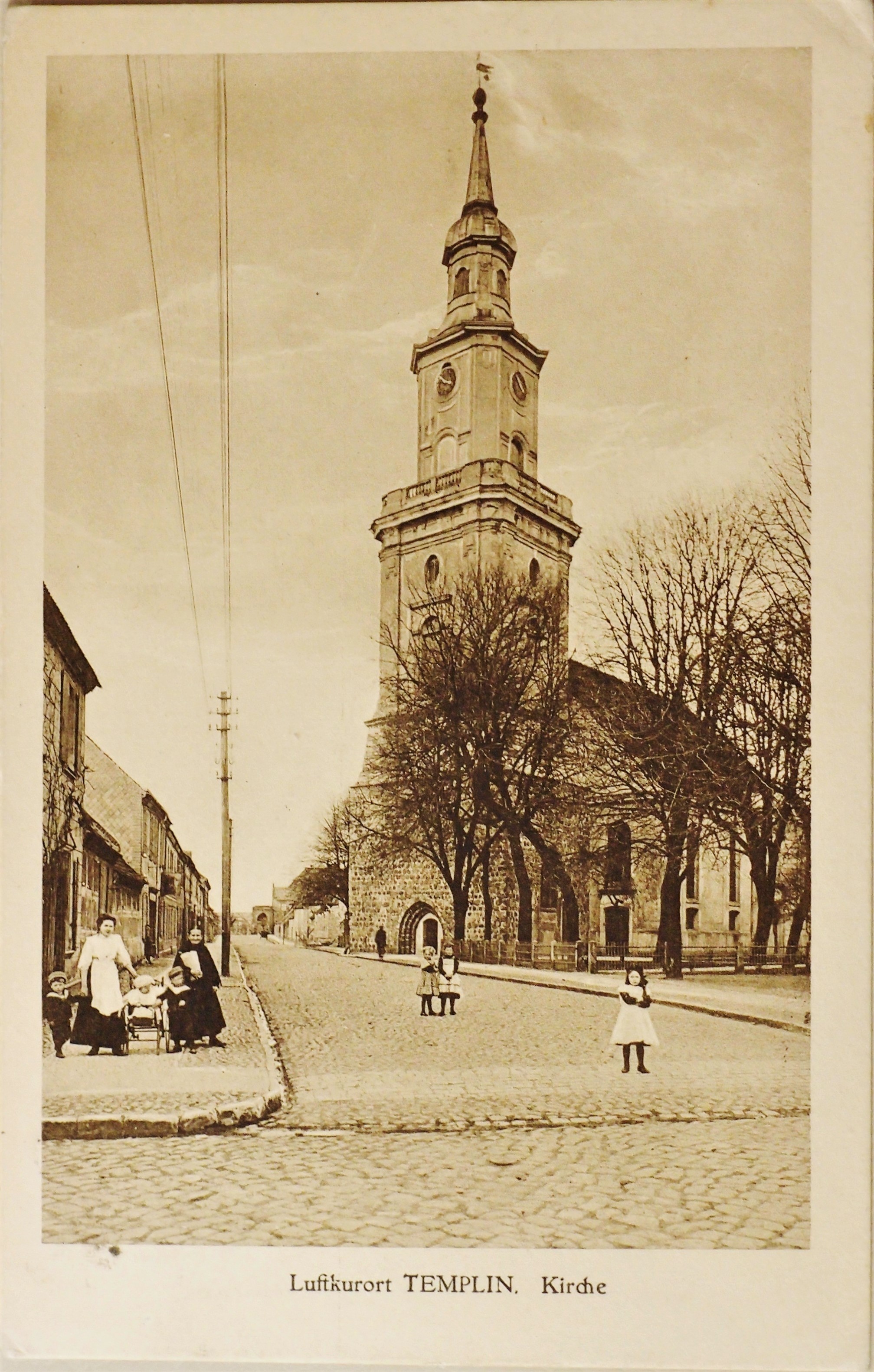 Ansichtskarte Maria - Magdalenen - Kirche in Templin (Museum für Stadtgeschichte Templin CC BY-NC-SA)