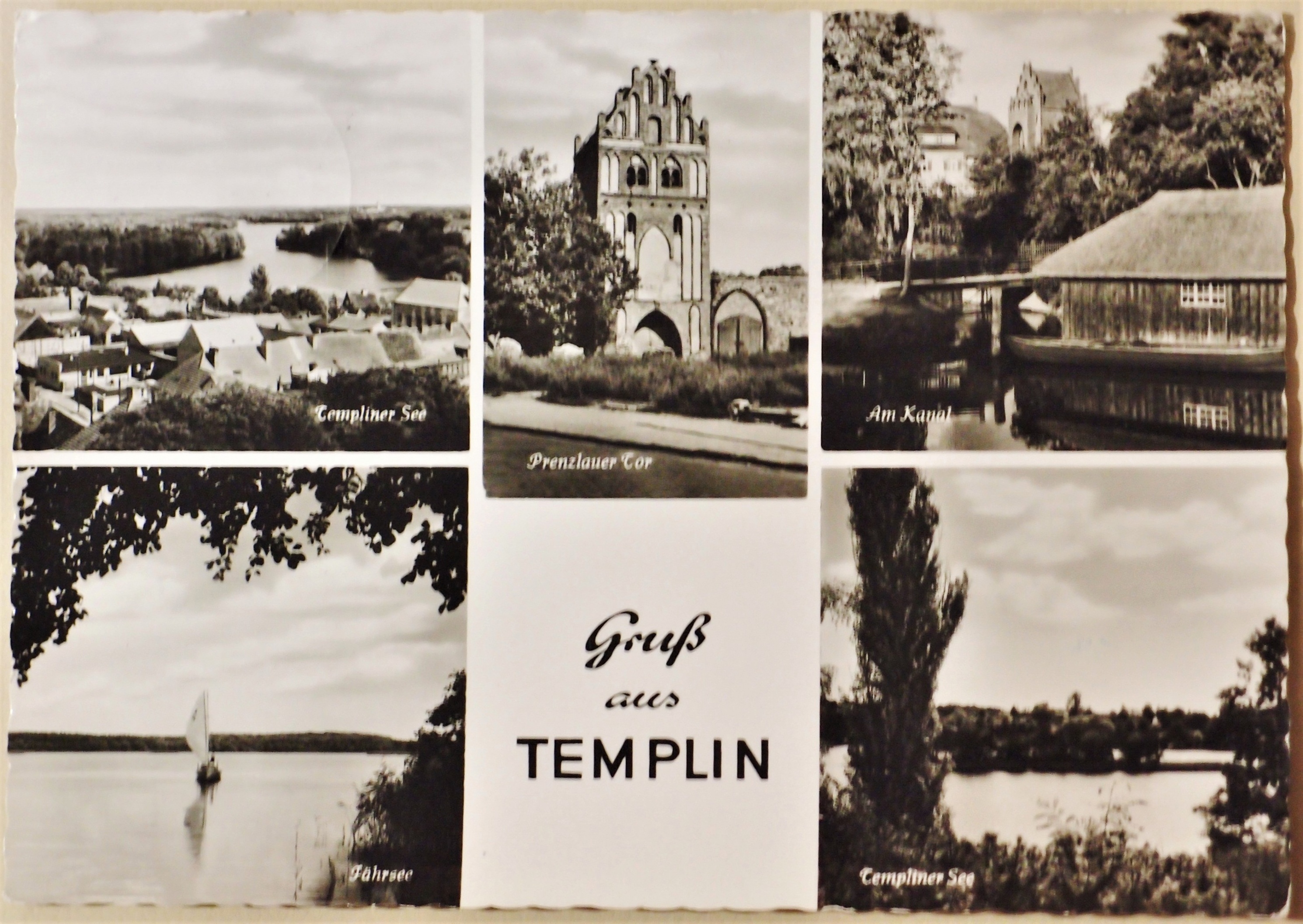 Ansichtskarte "Gruß aus Templin" (Museum für Stadtgeschichte Templin CC BY-NC-SA)