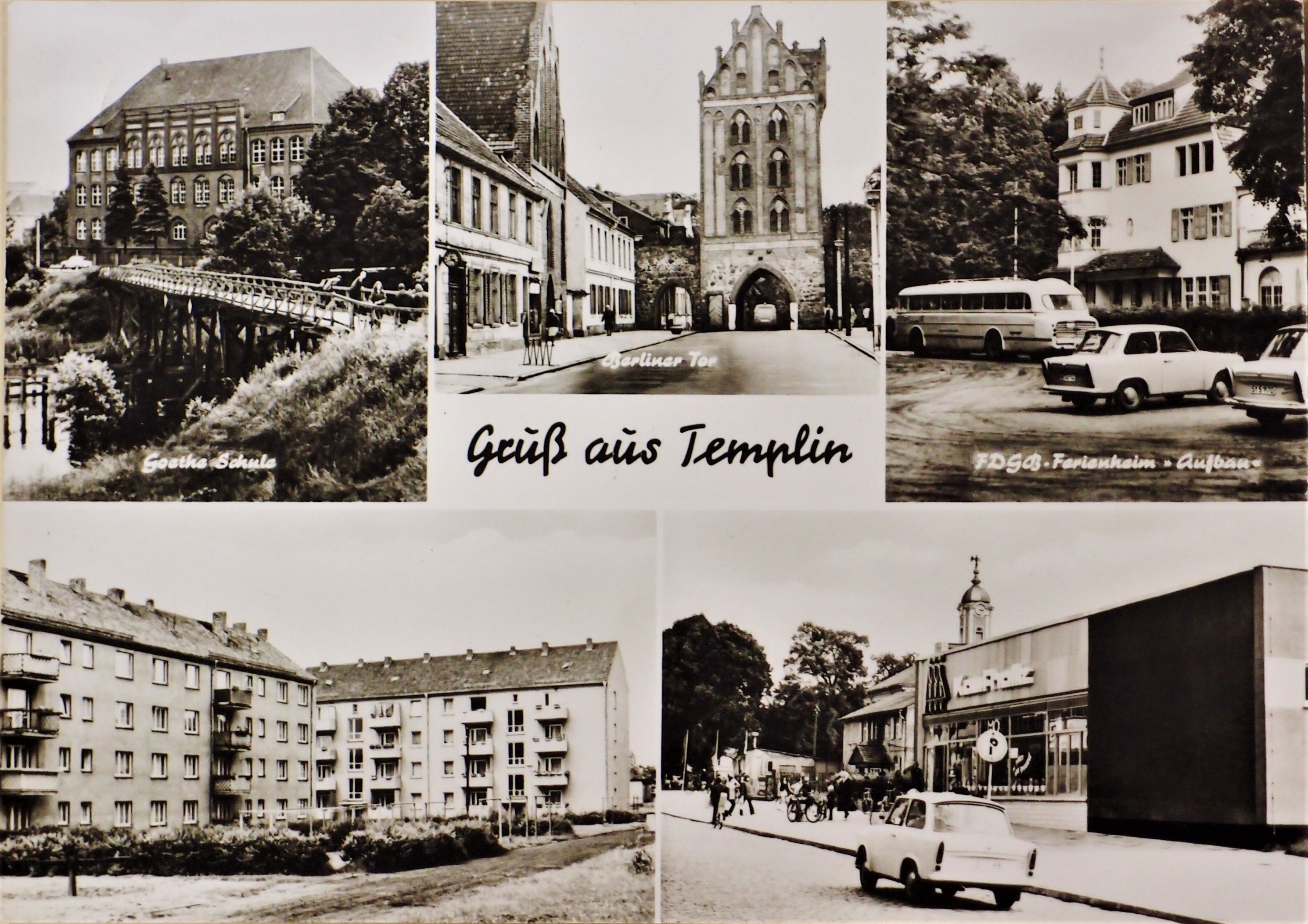 Ansichtskarte "Gruß aus Templin" (Museum für Stadtgeschichte Templin CC BY-NC-SA)