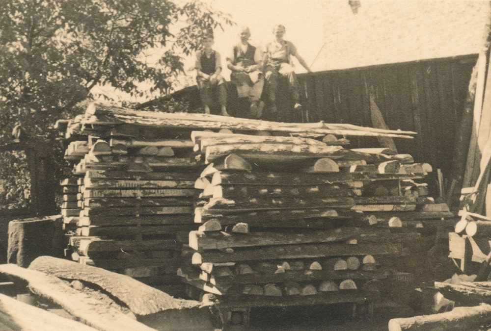 Pause auf dem Dach des Holzschuppens. (Dorfmuseum Tremmen CC BY-NC-SA)