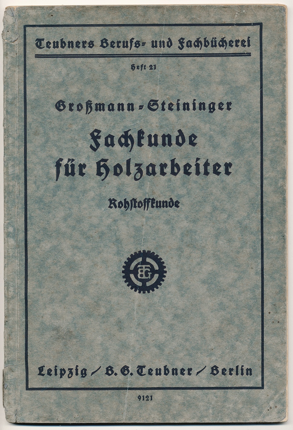 Lehrbuch für Holzarbeiter (Dorfmuseum Tremmen CC BY-NC-SA)