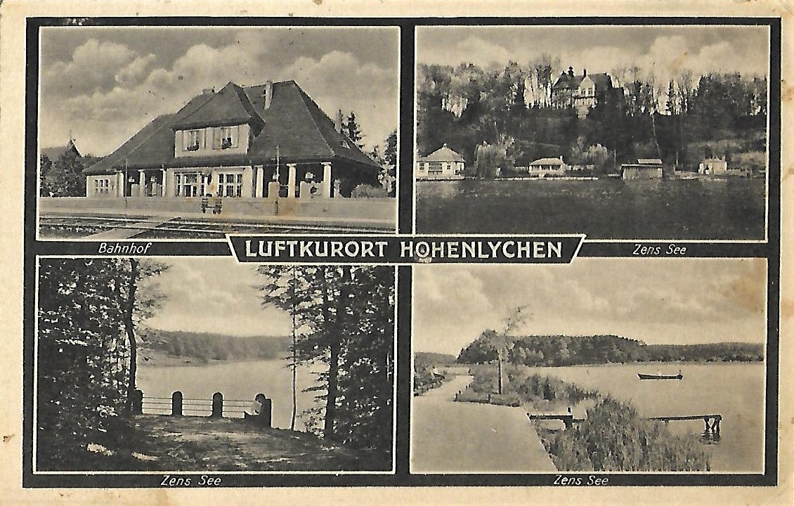 Ansichtskarte "LUFTKURORT HOHENLYCHEN" (Museum für Stadtgeschichte Templin CC BY-NC-SA)