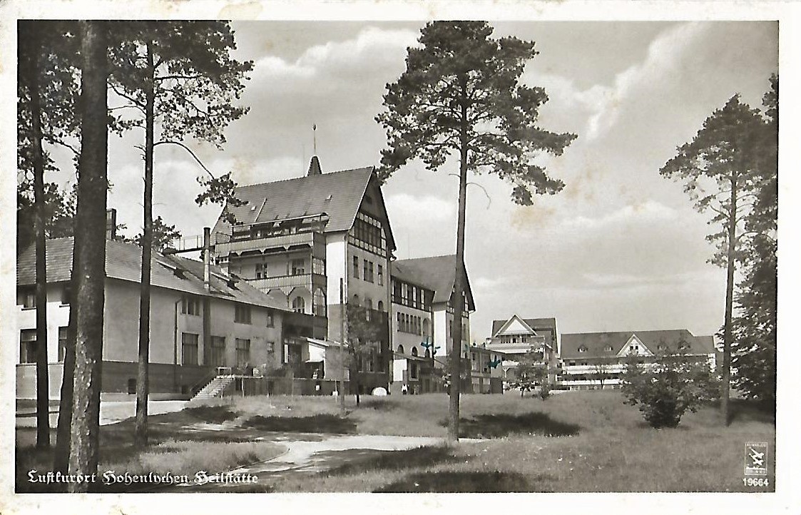 Ansichtskarte "Luftkurort Hohenlychen Heilstätte" (Museum für Stadtgeschichte Templin CC BY-NC-SA)