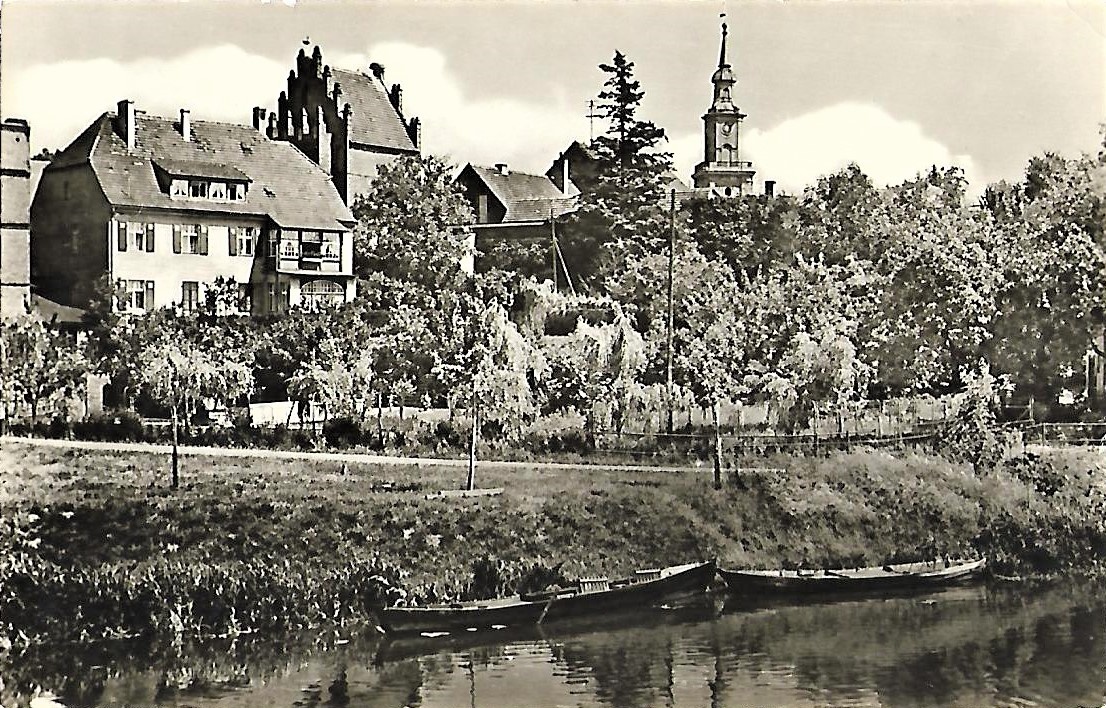 Ansichtskarte "Templin, UM. Blick über den Kanal" (Museum für Stadtgeschichte Templin CC BY-NC-SA)