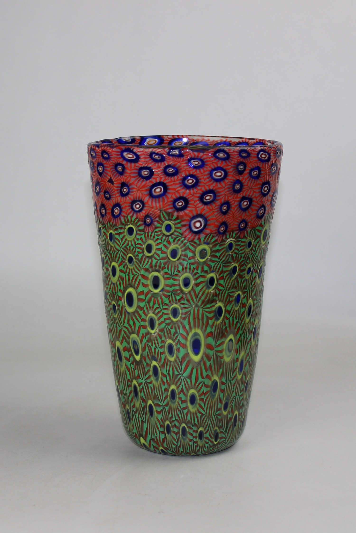 Millefiori-Vase 04 (Museum Baruther Glashütte CC BY-NC-SA)