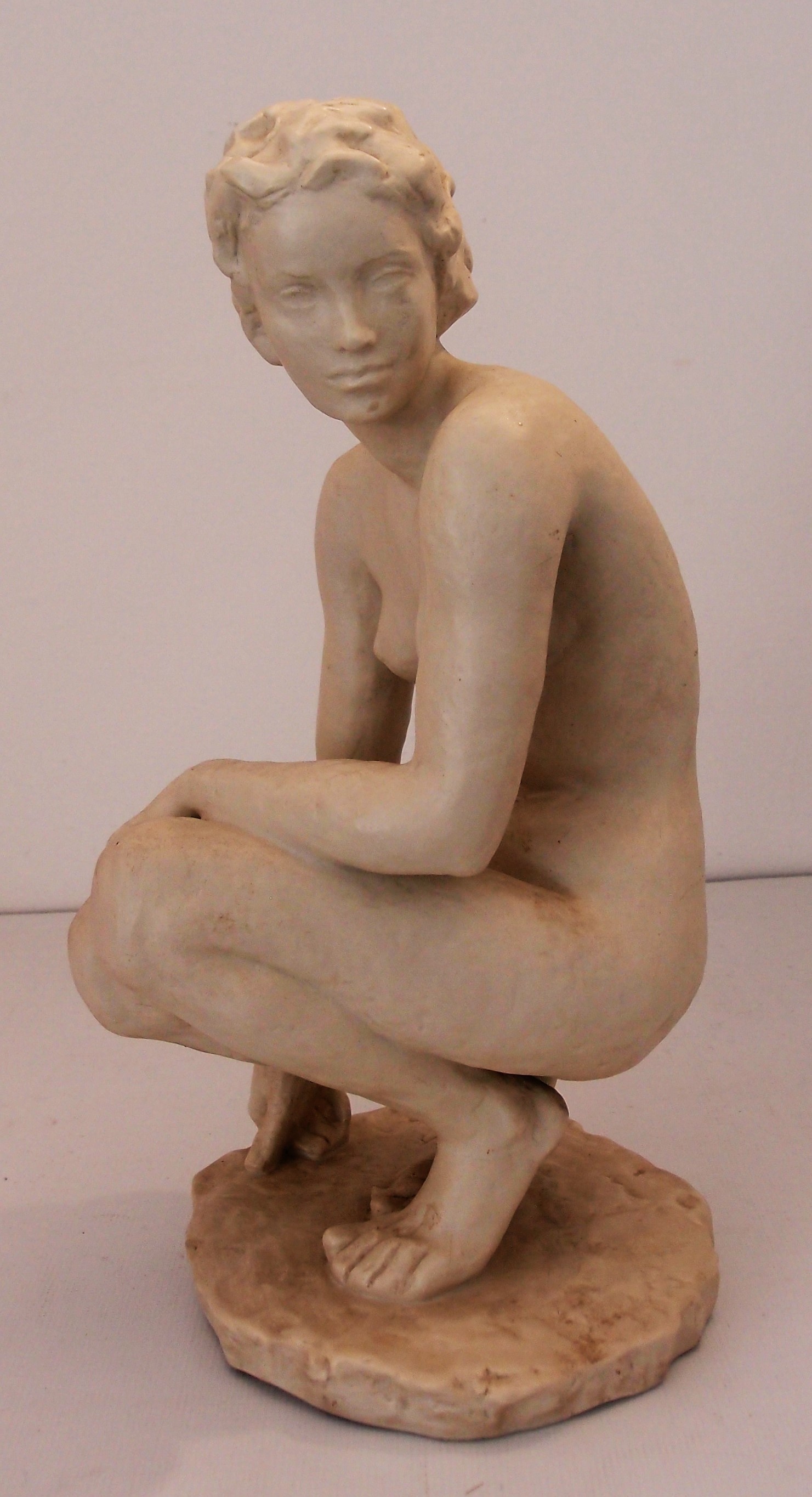 Skulptur Die Hockende (Museum für Stadtgeschichte Templin CC BY-NC-SA)