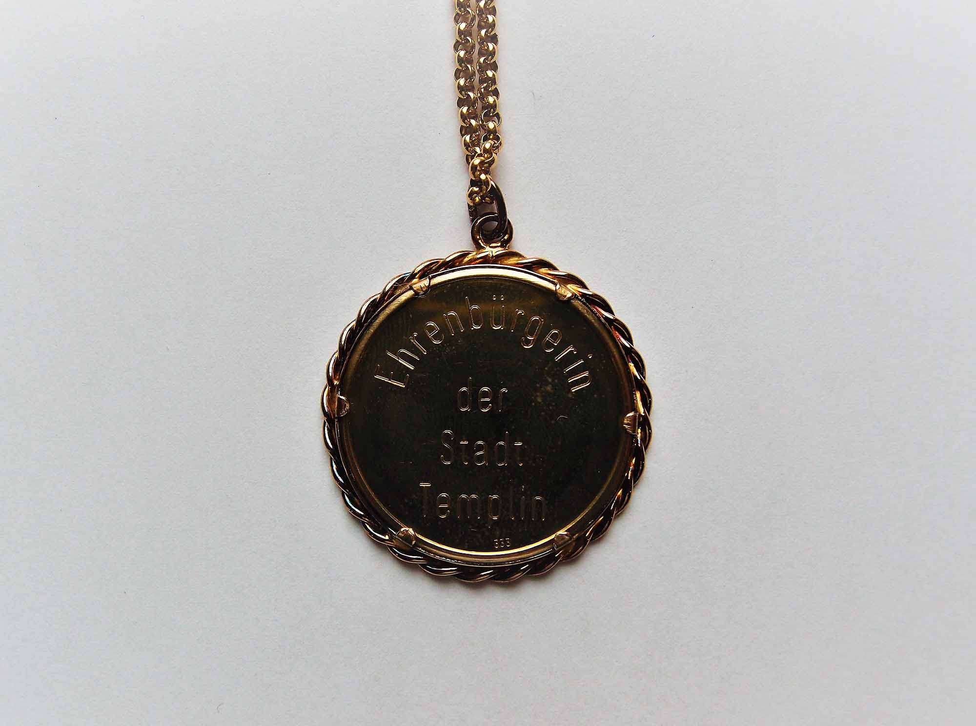 Ehrenbürgerkette (Museum für Stadtgeschichte Templin CC BY-NC-SA)