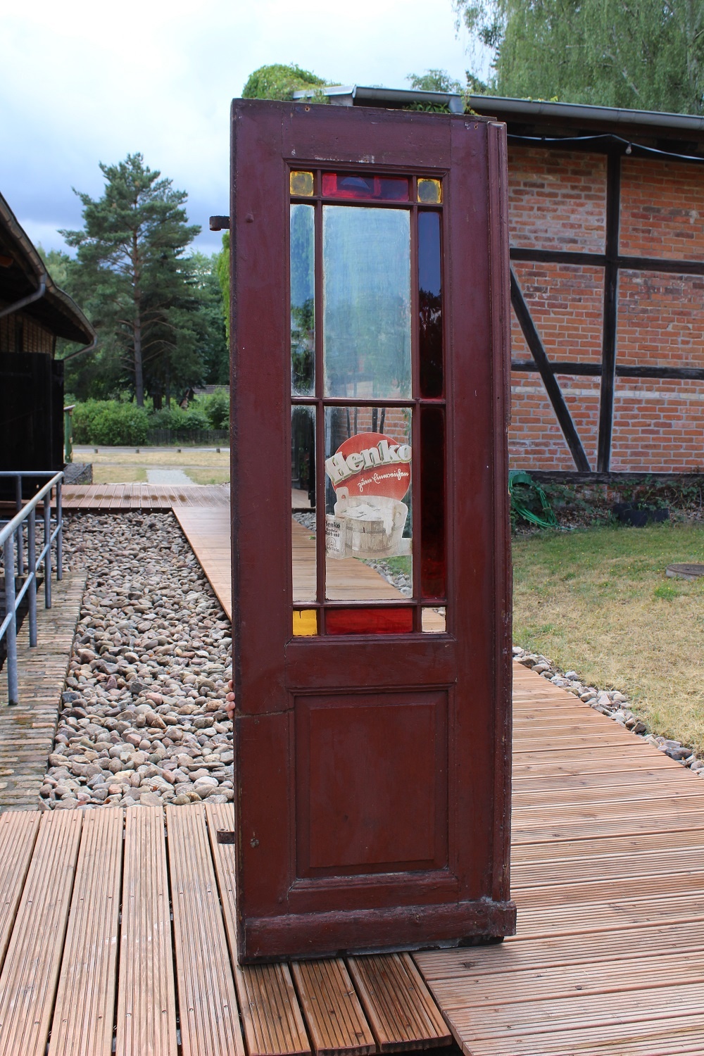 Tür mit Tafelglasfüllungen (Museum Baruther Glashütte CC BY-NC-SA)