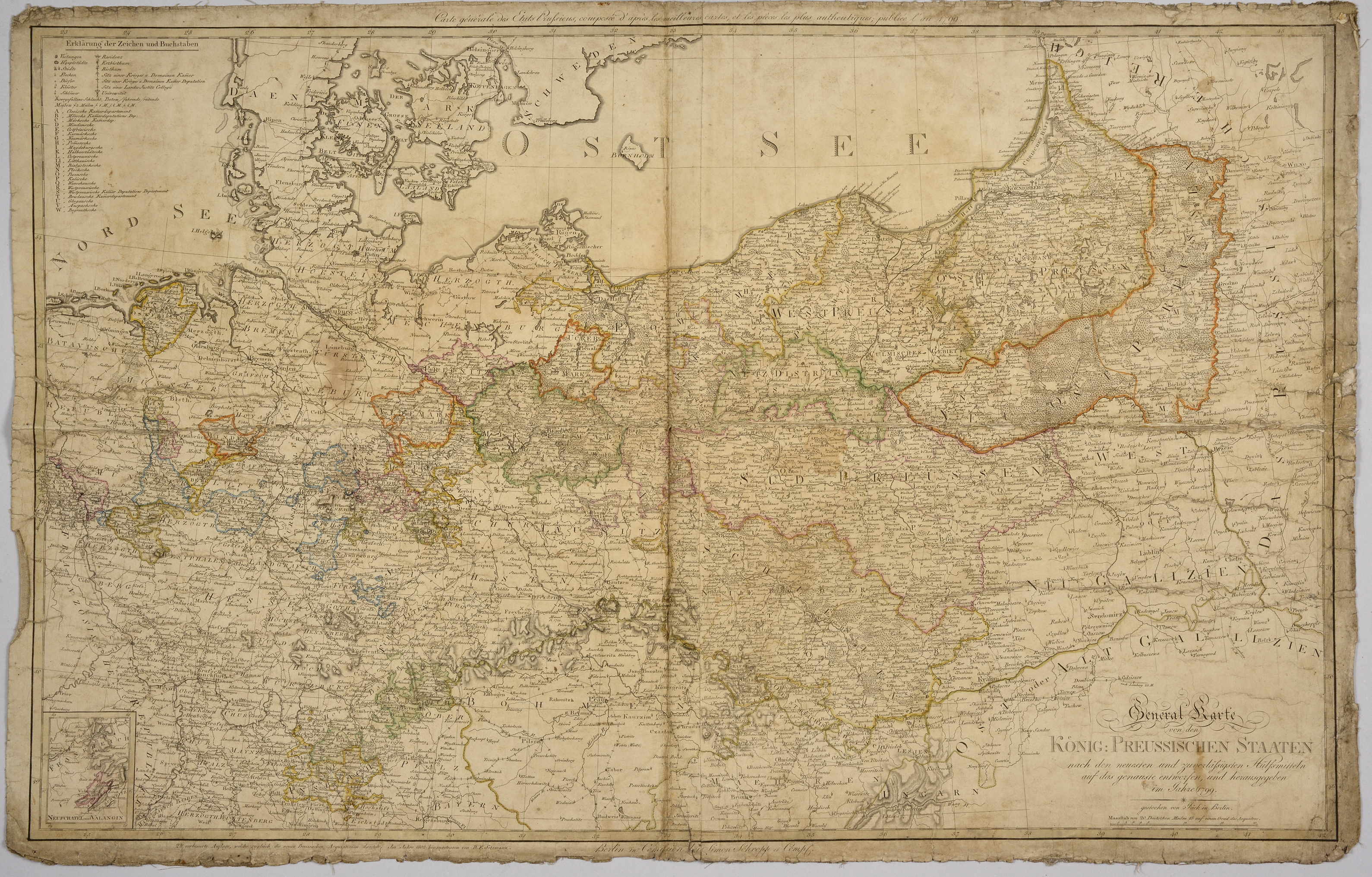 Generalkarte von Preußen (Potsdam Museum - Forum für Kunst und Geschichte CC BY-NC-SA)