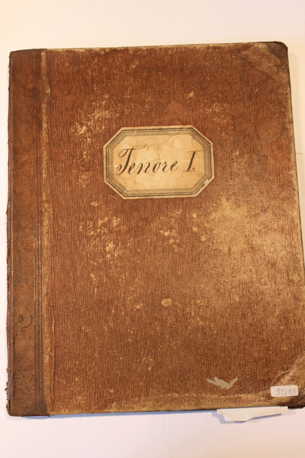 Notenbuch "Tenore 1" (Museum Baruther Glashütte CC BY-NC-SA)