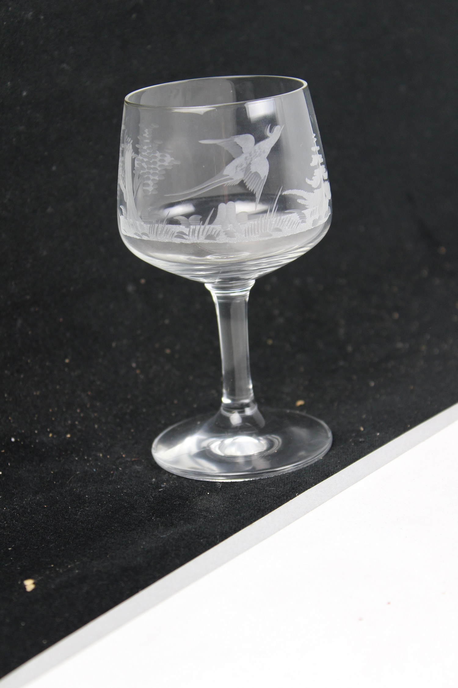 Kelchglas mit Schnittdekor (Museum Baruther Glashütte CC BY-NC-SA)