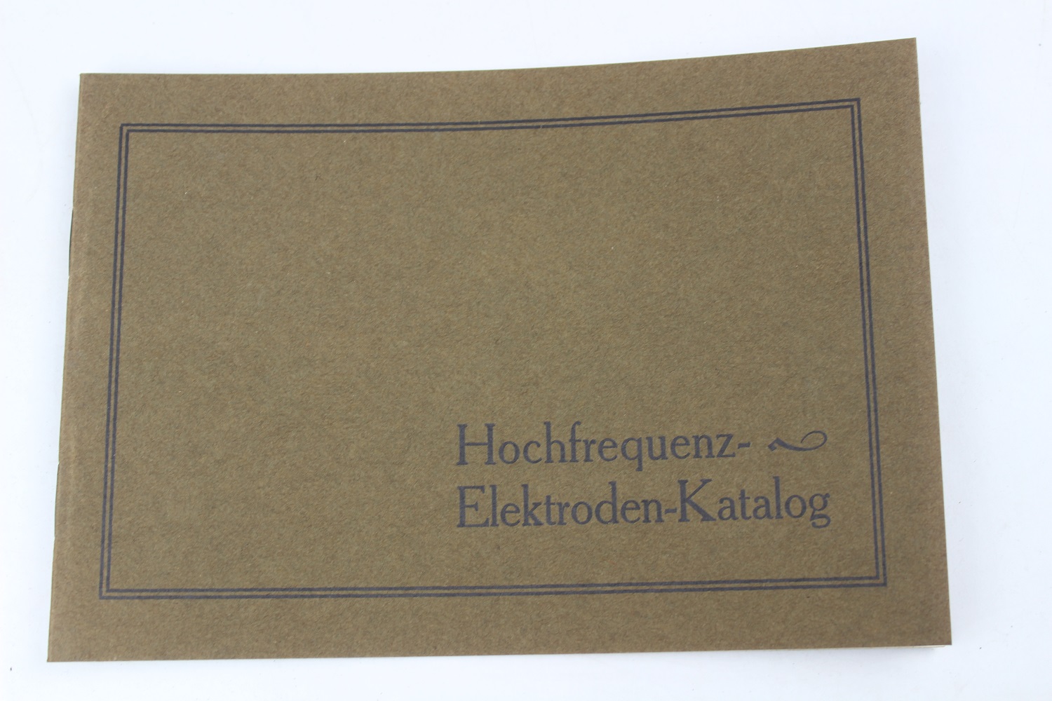 Archivalie Hochfrequenz-Elektroden-Katalog (Museum Baruther Glashütte CC BY-NC-SA)