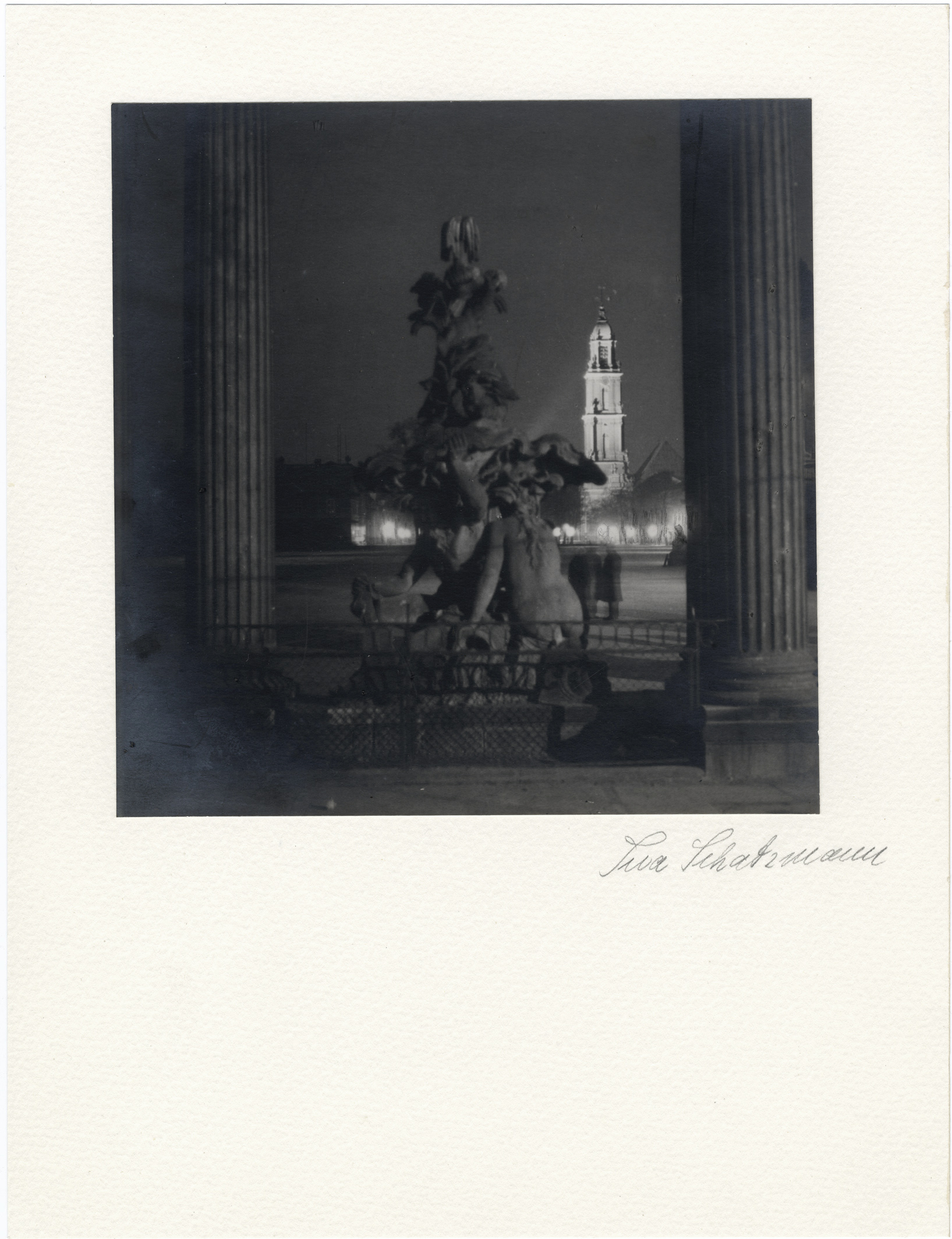 Havelkolonnade mit Festbeleuchtung 1937 (Potsdam Museum - Forum für Kunst und Geschichte CC BY-NC-SA)