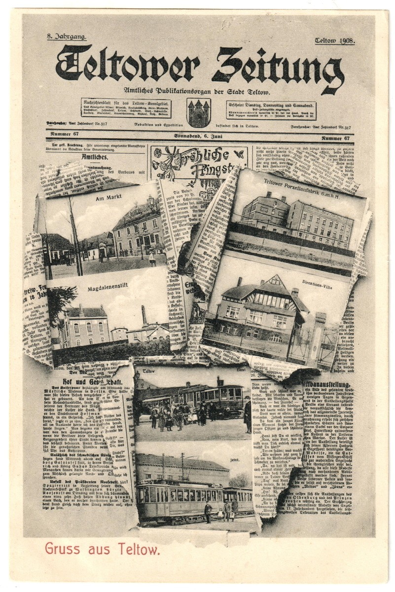 8. Jahrgang Teltower Zeitung (Heimatmuseum Stadt Teltow CC BY-NC-SA)